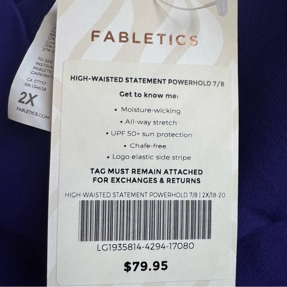Fabletics Define PowerHold® High-Waisted 7/8 Legging - Picture 7 of 8